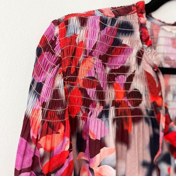 Soft Surroundings Celandine Floral Blouse - Picture 7 of 16